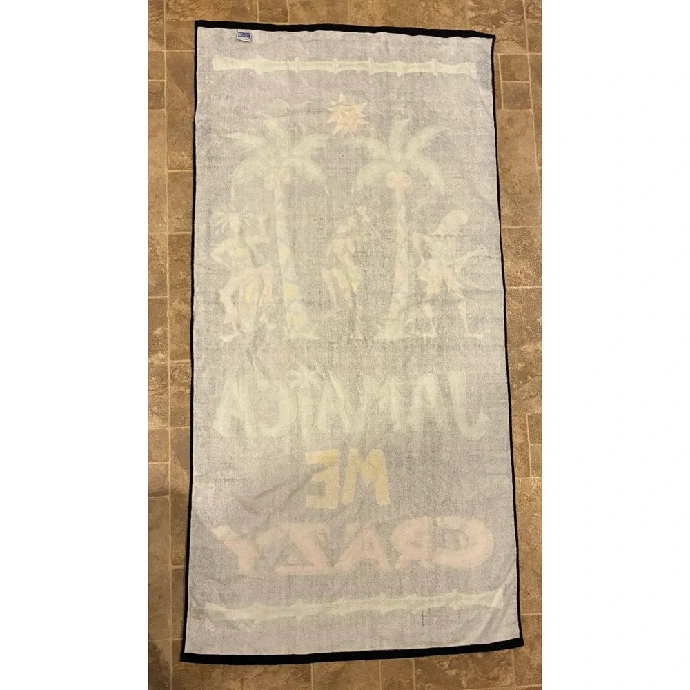 Jamaica Me Crazy Vintage Beach Towel 2004